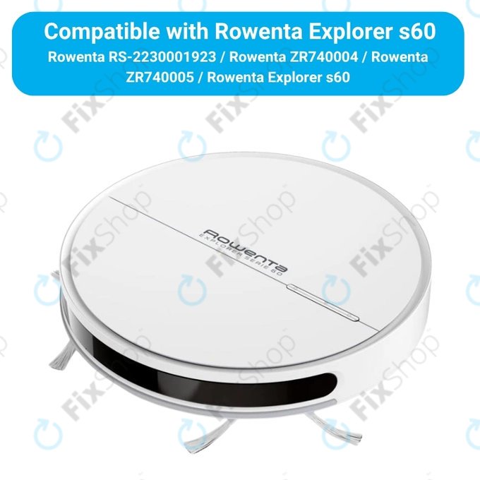 Komplet nadomestnih delov za Rowenta Explorer s60 (2x Glavna krtača, 4x Filter, 8x Stranska krtača)