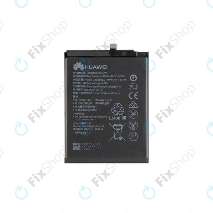 Huawei Honor Play. Mate 20 Lite, Nova 3, P10 Plus, Nova 5T, View 10 - Baterija HB386589ECW 3750mAh - 24022732, 24022731, 24022209 Genuine Service Pack