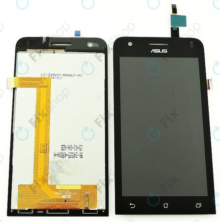 Asus Zenfone C ZC451CG - LCD zaslon + steklo na dotik + okvir (Black) TFT