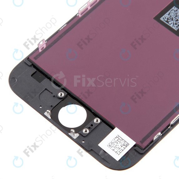 Zaslon za iPhone 6, Black, Steklo na dotik z okvirjem, Refurbished