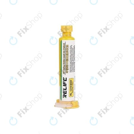 Relife RL-UVH900Y - UV utrjujoča spajkalna maska - 10ml (Rumena)