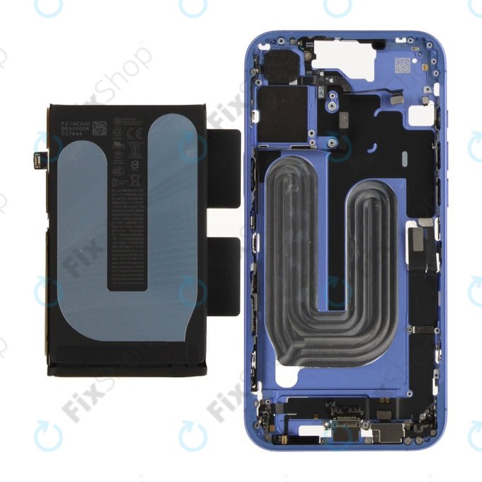 Srednji okvir z baterijo za iPhone 16 Plus | Blue | ZD076-00687 | Genuine Apple
