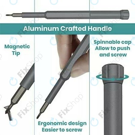 Xiaomi Mijia Wiha - Celoten set izvijačev iz aluminijeve zlitine 25 v 1