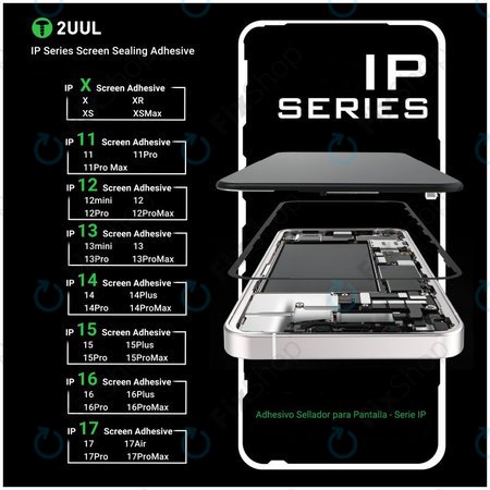 Lepilo za tesnjenje LCD zaslona za iPhone 12, 2UUL SA12, (5 kosov)