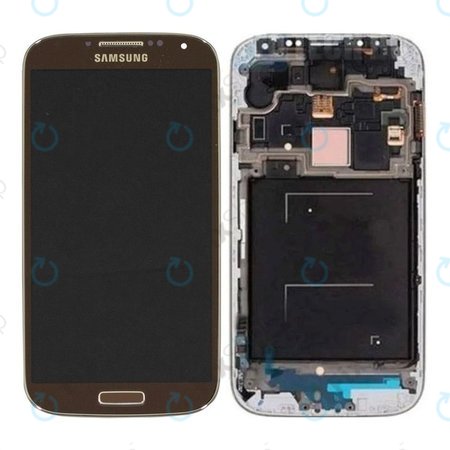 Samsung Galaxy S4 i9506 LTE - LCD zaslon + steklo na dotik + okvir (Brown) - GH97-15202E Genuine Service Pack