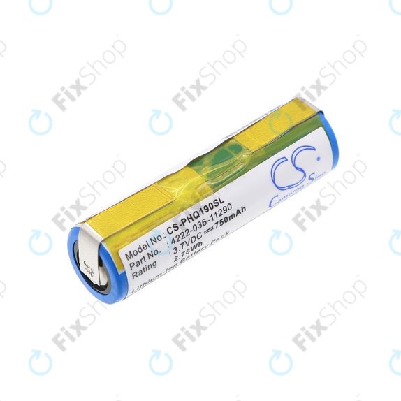 Baterija za Philips 8895XL, 750mAh, Li-Ion, 3.7V, 036-11290, HQ