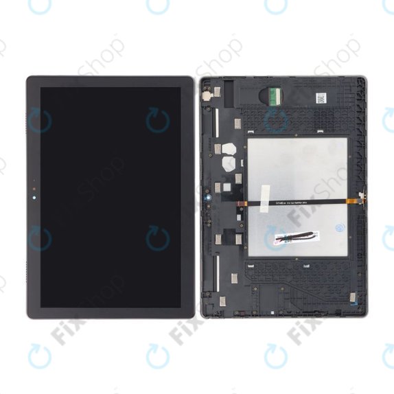 Lenovo Tab M10 TB-X605F, TB-X605N, TB-X605M - LCD zaslon + steklo na dotik + okvir (Black) TFT