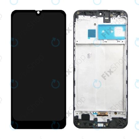 Samsung Galaxy M30s M307F - LCD zaslon + steklo na dotik + okvir (Black) TFT