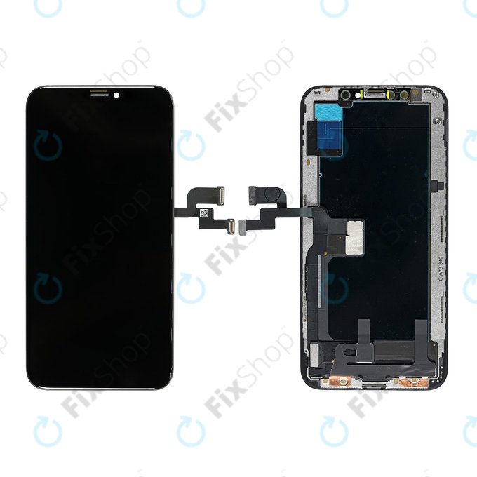 Apple iPhone XS - LCD zaslon + steklo na dotik + okvir In-Cell FixPremium