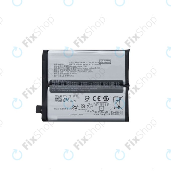 Vivo X100 Pro - Baterija BA15 5400mAh