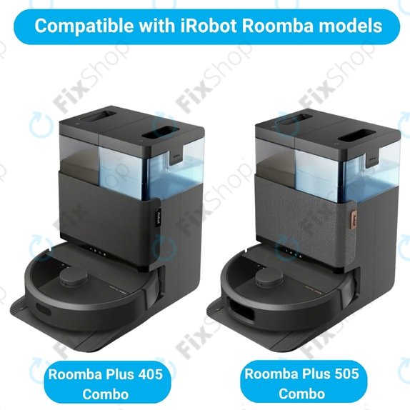 Komplet nadomestnih delov za iRobot Roomba Plus 405 Combo, 505 Combo (1x Glavna krtača, 2x Filter, 2x Stranska krtača)