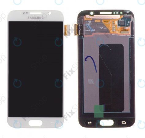 Samsung Galaxy S6 G920F - LCD Display + Touch Glass (White Pearl) - GH97-17260B Genuine Service Pack