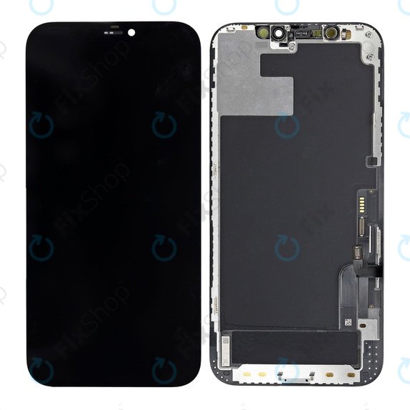 Zaslon In-Cell HD+ za iPhone 12, 12 Pro, Steklo na dotik z okvirjem