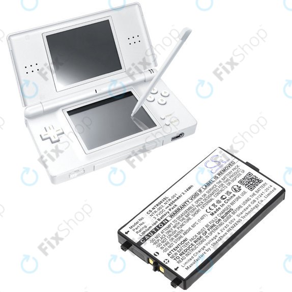 Baterija za Nintendo, 850mAh, Li-Ion, 3.7V, NTR-003, HQ