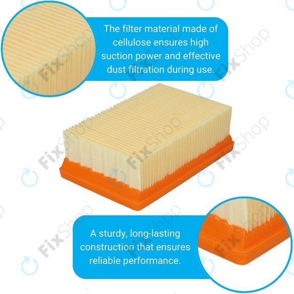 Kärcher WD-series, MV-series, KWD-series - ploščati filter za prah