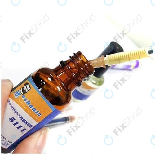 Mechanic 5111 - Odstranjevalec lepila s hrbtnega stekla (iPhone 8 - 14 Pro Max) - 20 ml
