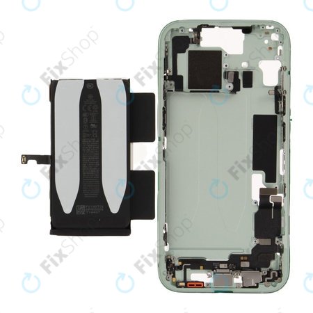 Srednji okvir z baterijo za iPhone 15 | Green | ZD076-00673 | Genuine Apple