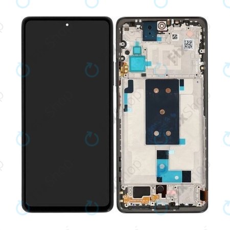 Xiaomi 11T Pro - LCD zaslon + steklo na dotik + okvir (Meteorite Grey) - 5600030K3S00, 56000E0K3S00 Genuine Service Pack