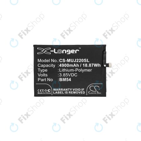 Xiaomi Redmi Note 9T 5G - Baterija BM54 4900mAh HQ