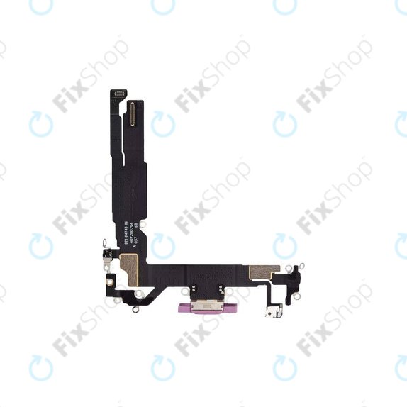 Apple iPhone 16 - Priključek za polnjenje + Flex kabel (Pink)