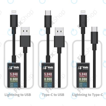 AV-Line - polnilni kabel za pametno zaznavanje (Lightning - USB-A)