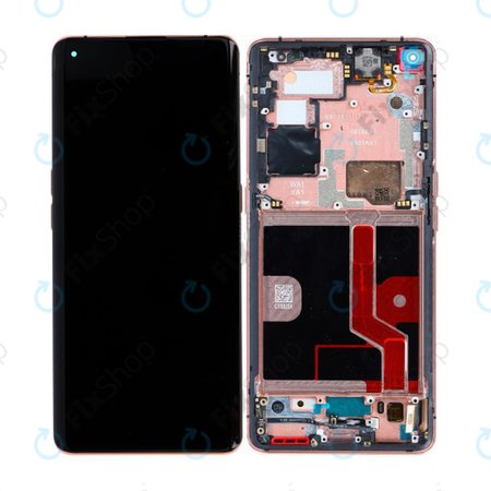 Oppo Find X2 Pro - LCD zaslon + steklo na dotik + okvir (oranžna) - 5D68C21151 Genuine Service Pack