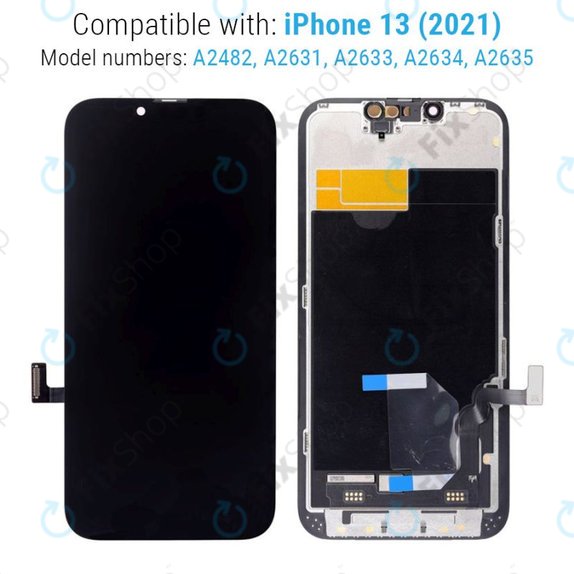 Apple iPhone 13 - LCD zaslon + steklo na dotik + okvir Refurbished