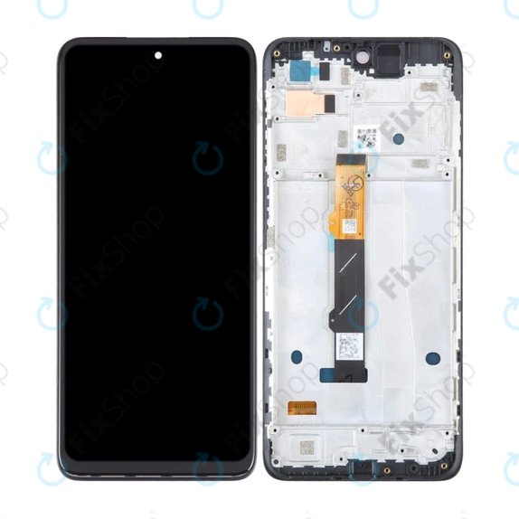 Motorola Moto G42 XT2233 - LCD zaslon + steklo na dotik + okvir (Black) TFT