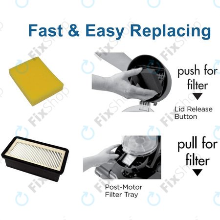 Bissell CleanView, PowerClean, PowerLifter Rewind - Set filtrov 1008