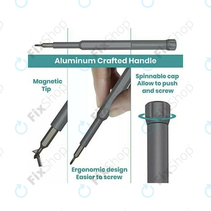 Xiaomi Mijia Wiha - Celoten set izvijačev iz aluminijeve zlitine 25 v 1