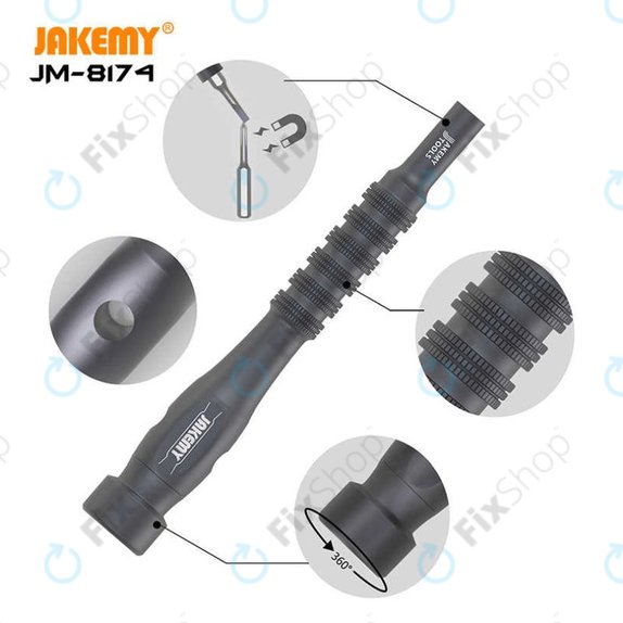 Jakemy JM-8174 - Set servisnega orodja za servis elektronike 45 v 1