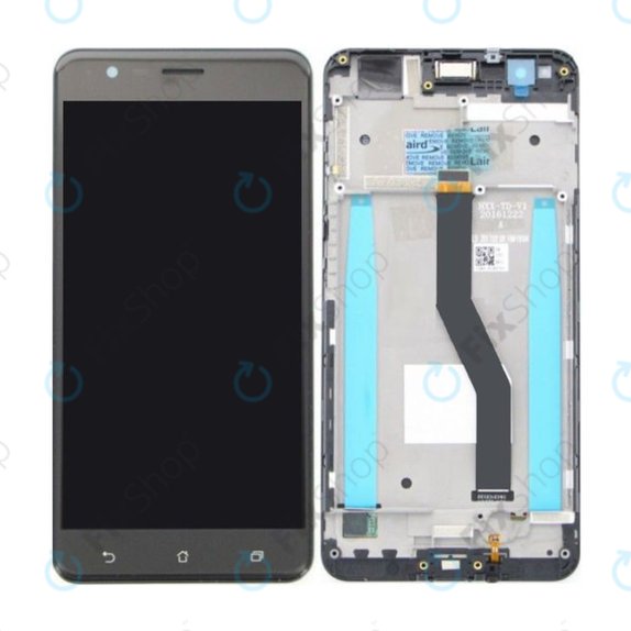 Asus Zenfone 3 Zoom S ZE553KL (Z01HDA) - LCD zaslon + steklo na dotik + okvir (Navy Black) - 90AZ01H3-R20020, 90AZ01H3-R20010 Genuine Service Pack