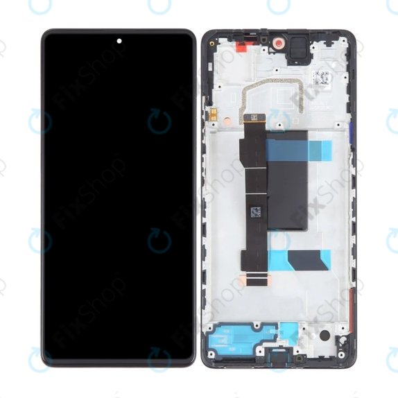Xiaomi Poco X5 Pro - LCD zaslon + steklo na dotik + okvir (Astral Black) OLED