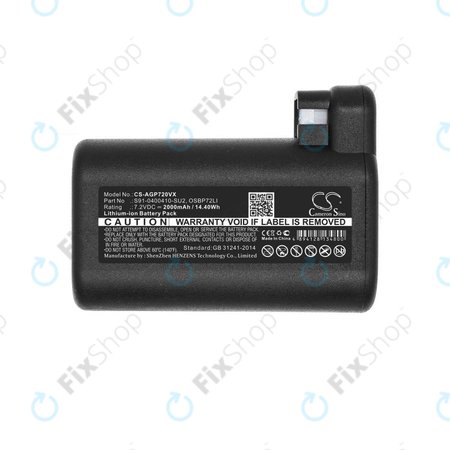 AEG RX-series, Electrolux E, P-series - Baterija S91-0400410-SU2, OSBP72LI, OSBP72LI25 Li-Ion 2000mAh HQ