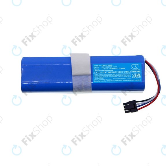 Baterija za Eufy Robovac L70 Hybrid, 5200mAh, Li-Ion, 14.4V, D080-4S2P, HQ