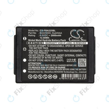 Baterija za HBC Linus 6, Spectrum 1, 2, A, B, 2000mAh, Ni-MH, 6V, BA225000, HQ