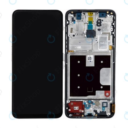 Oppo Reno 2 Z - LCD zaslon + steklo na dotik + okvir - REF-OPPOR2Z01BF Genuine Service Pack
