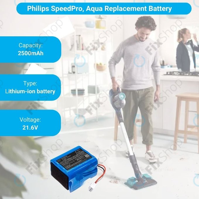 Philips SpeedPro, SpeedPro Aqua - Baterija INR18650C25 Li-Ion 21.6V 2500mAh HQ
