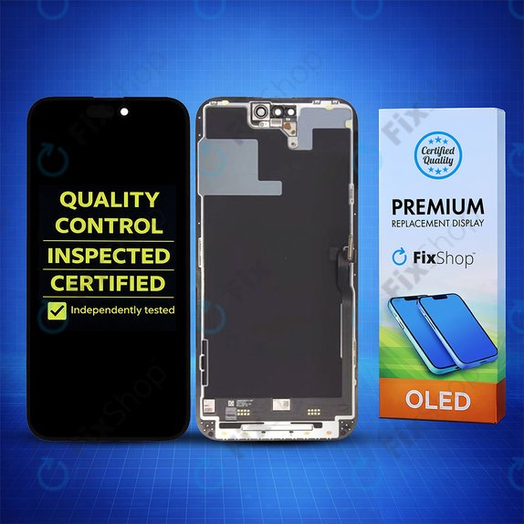 Apple iPhone 14 Pro Max - LCD zaslon + steklo na dotik + okvir Hard OLED FixPremium