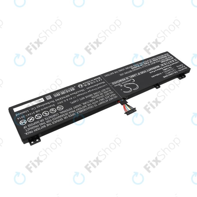 Baterija za Lenovo Legion 5 15ARH7H, 82RD0002SB, 5100mAh, Li-Pol, 15.44V, L21C4PC1, HQ