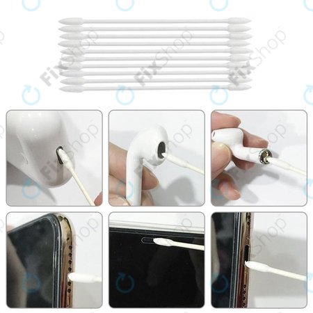 Vatirane palčke za čiščenje telefonov in slušalk (25 kosov)