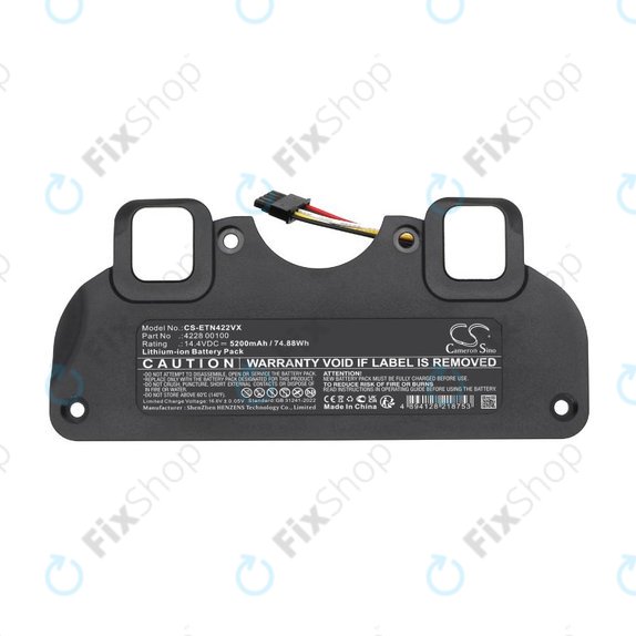 Baterija za ETA 4228 Navaggio Profi, 5200mAh, Li-Ion, 14.4V, 4228 00100, HQ