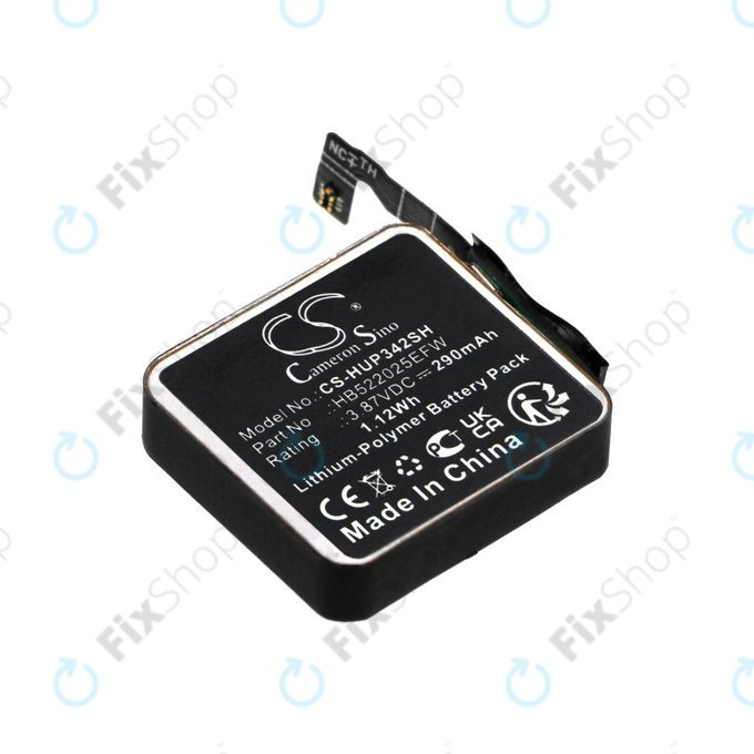 Baterija za Huawei Watch GT3 42mm, Watch GT3 Pro 42mm, 290mAh, Li-Pol, 3.87V, HB522025EFW, HQ