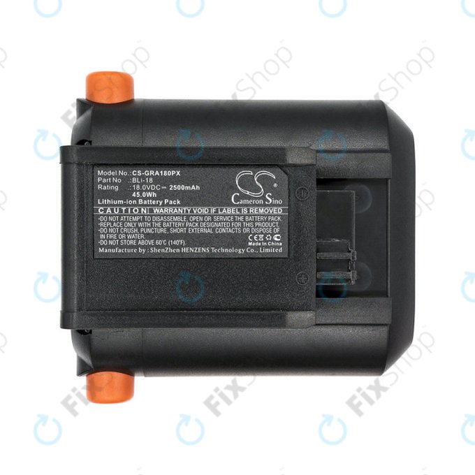 Baterija za Gardena Accu Hedge, Accujet, Comfortcut Li-18, Easycut, Trimmer Easycut Li-18, 2500mAh, Li-Ion, 18V, BLi-18, HQ