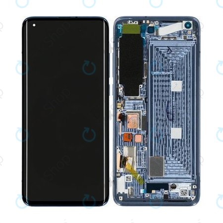 Xiaomi Mi 10 Pro 5G - LCD zaslon + steklo na dotik + okvir (Solstice Grey) - 56000400J100, 56000J00J200 Genuine Service Pack