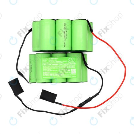 Baterija za Bosch BBBH 22042, BBH 22042/01, 2000mAh, Ni-MH, 20.4V, VXAS011V20, HQ