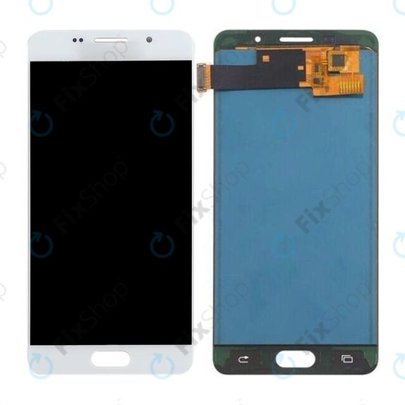 Samsung Galaxy A5 A510F (2016) - LCD zaslon + steklo na dotik (White) TFT