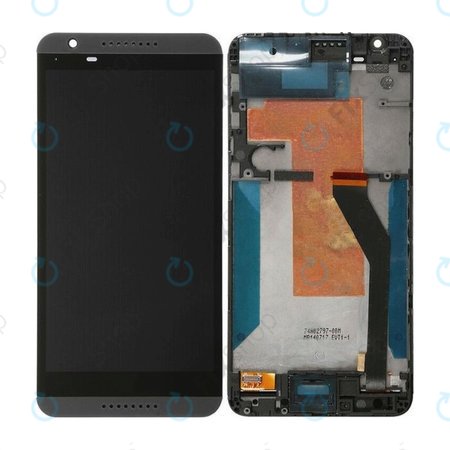 HTC Desire 820 - LCD zaslon + steklo na dotik + okvir (Grey) TFT