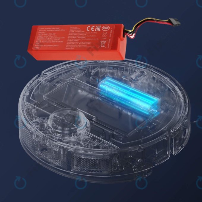 Baterija za Xiaomi Mi Robot Vacuum Mop 2 (Mijia 2C), 2 Pro, P1904-4S2P-MM, Li-Ion, 14.4V 6500mAh