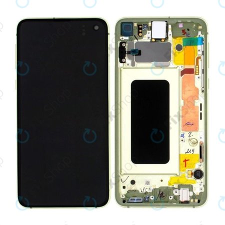 Samsung Galaxy S10e G970F - LCD zaslon + steklo na dotik + okvir (Canary Yellow) - GH82-18852G, GH82-18836G Genuine Service Pack